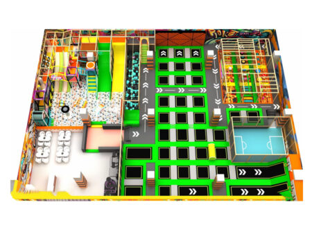 1,500 m² Multi-functional Trampoline Park Attractions