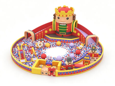 Million-ball pit facility for small shopping malls