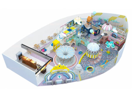 High-end, macaron-style indoor soft play equipment