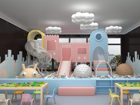 Small-scale indoor soft play equipment