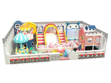 Soft play equipment for children in large shopping malls