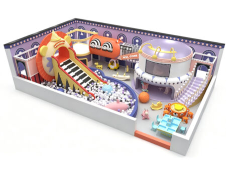 Indoor children's playground and entertainment facilities for high-end shopping malls