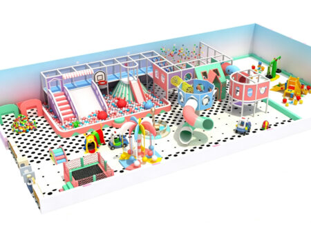 Macaron-themed Large Indoor Children's Play Structure