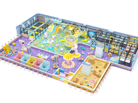 1,500 m² Indoor Children's Play Center / Soft Play Area