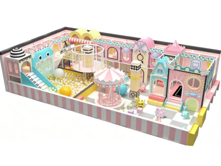 New Custom-Designed 150m² Macaron-Themed Indoor Playground for Shopping Malls