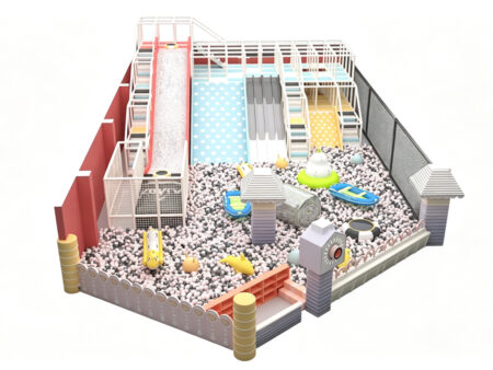 High-end, million-ball indoor mall atrium entertainment facility