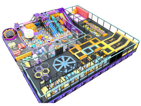 2,500 m² Indoor Trampoline Entertainment Facility