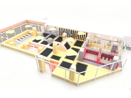 300m² High-end Indoor Trampoline Entertainment Facility