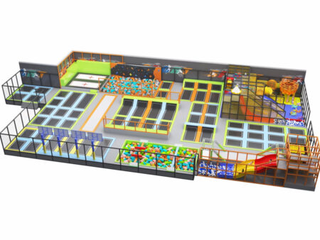 High-end custom indoor trampoline park attractions