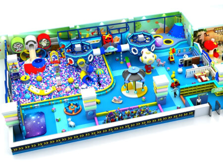 Ocean-themed indoor mall: 800m² children's playground facilities