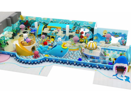 Ocean-themed indoor children's playground and soft play equipment for shopping malls