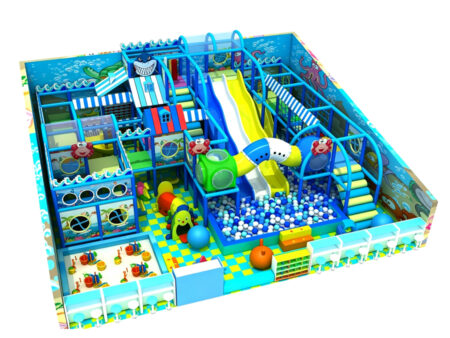 Ocean-themed indoor soft play equipment for children
