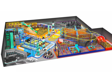 Customized Indoor Children's Playground Equipment for a New 2,000m² Trendy Entertainment Center