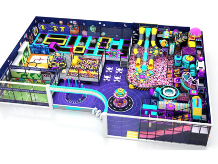High-end custom indoor playground equipment for trendy play centers