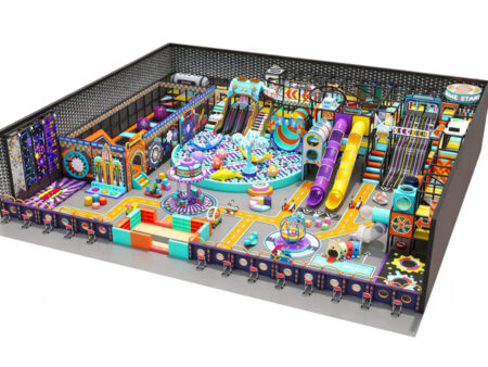 1,300 m² Indoor High-End Trendy Toy & Play Center with Children's Playground Facilities