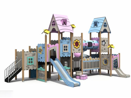 Innovative Outdoor PE Panel Slide Playground Equipment for Children
