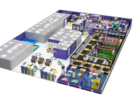 Amusement Equipment for a 2,500 m² Large-Scale Children's Playground and Trendy Entertainment Center