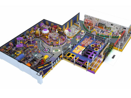 Facilities for a large-scale, high-end indoor children's playground (2,000 m²)
