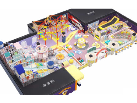 Indoor mall multi-attraction soft play area and children's amusement facilities