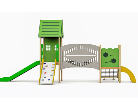 New outdoor park slide for children