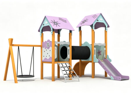 High-end custom outdoor slide for children