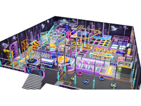 Comprehensive Construction Plan and Facilities for a 1,300 m² Indoor Play Center and Trendy Entertainment Venue