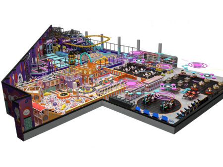 Large-scale indoor trendy toy and children's amusement center featuring a multi-activity indoor playground and entertainment facilities