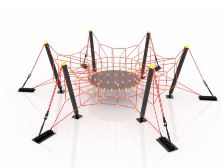 Outdoor adventure climbing net for children's playgrounds