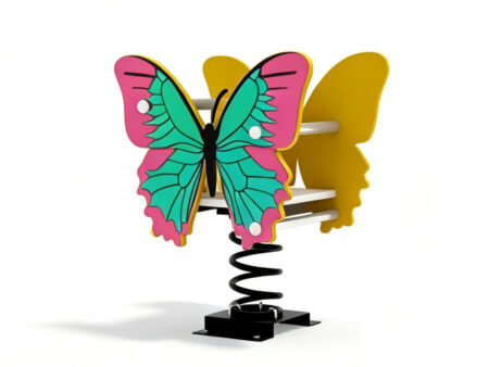 Butterfly-shaped rocking horse