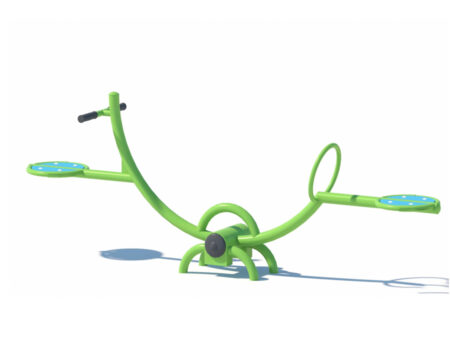 Outdoor seesaw playground equipment