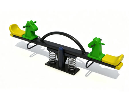 Seesaw playground equipment
